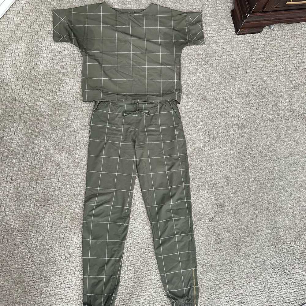 Albion Windowpane Jumpsuit